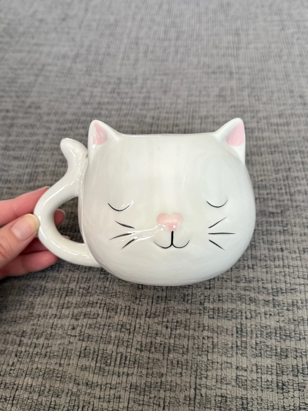 White Cat Coffee Mug